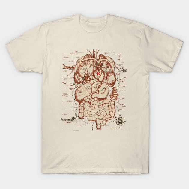 Treasure Map T-Shirt by jemae